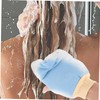 FOMIYES 3pcs Exfoliating Gloves for Body Scrub Deep Cleansing Shower
