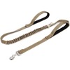 Double Handle Tactical Dog Leash with Shock Absorption, 5FT Reflective