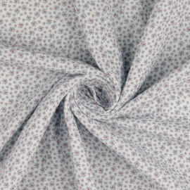 Cotton Double Gauze Muslin Fabric Material Daisies Denim 1MTR