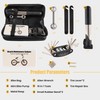 AutoViteX 33Pcs Bike Repair Tool Kit with Mini Bicycle Pump,