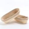Rattan Bread Proofing Basket Sourdough Bannetons Fermentation Basket Pack 2