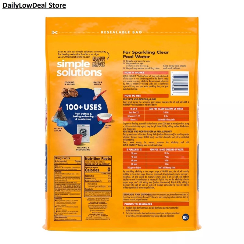 Arm & Hammer 🔥Arm & Hammer Pure Baking Soda, 13.5