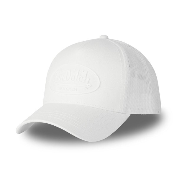 Von Dutch Adult Baseball Cap with Rubber Print Log Logo,