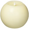 Simplux Round Candle with Moving Flame