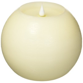 Simplux Round Candle with Moving Flame