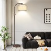 Upgraded Dimmable Floor Lamp, 1200 Lumens LED Bulb Included, Bronw