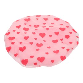 TOVINANNA Hair Drying Shower Cap Heart Printing Double Layer Bonnet for Women Versatile Hair Processing and Bathing Cap