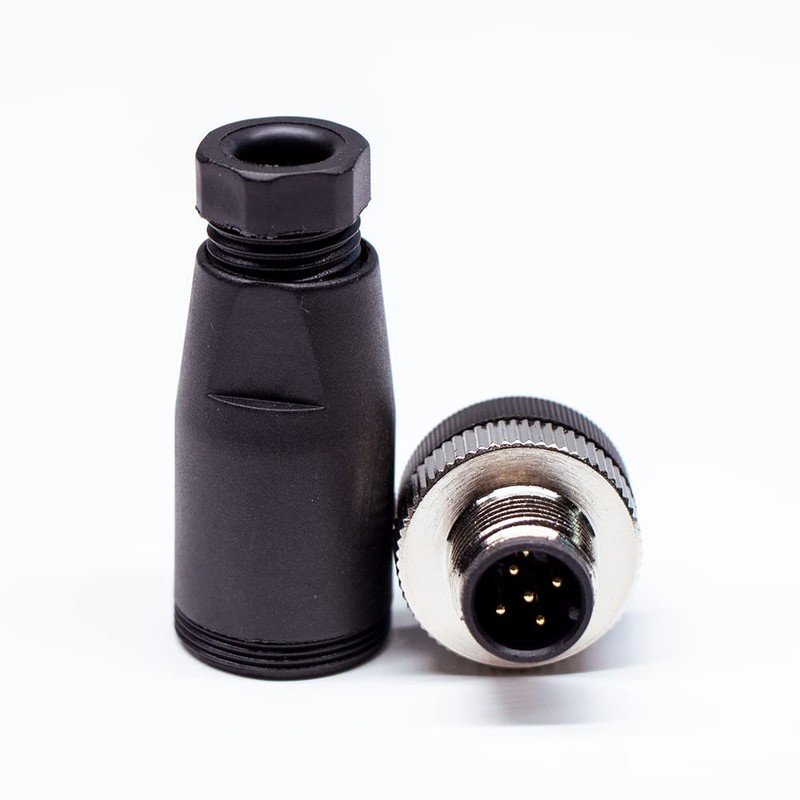 Elecbee Pack of 2 M12 5-Pin Aviation Plug, A Code