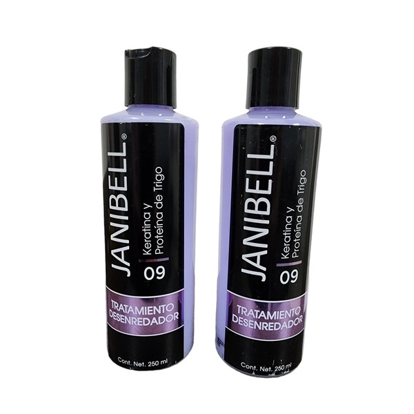 Janibell Tratamiento Desenredador Keratina Y Proteína Trigo Janibell 250ml 2pza