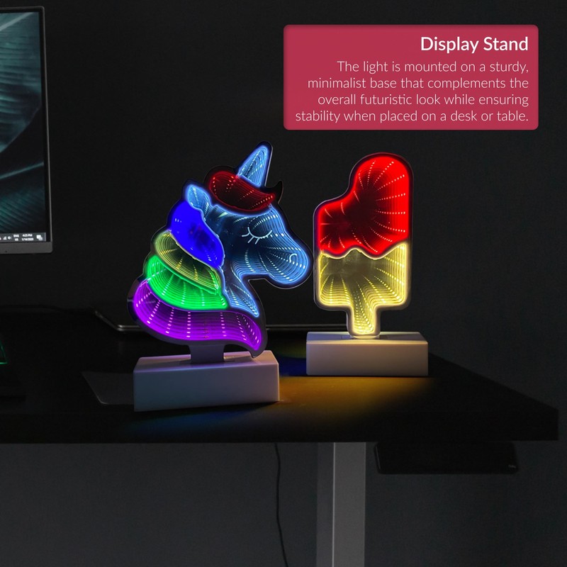 Gleneagles Ice Lolly Infinity Light | Neon Gaming Room Light
