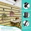 Anserdrm 10Pack Metal Brick Hangers,Hanging No Drill Outdoor Decorations Hangers
