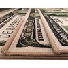HUAHOO - Alfombra de dinero de 100 dólares para sala