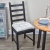 Klear Vu Gripper Overstuffed Universal Non-Slip Dining Chair Cushions for