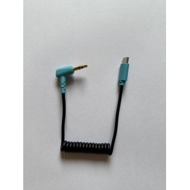 USB C to 3.5mm TRS Microphone Cable for Rode, DJI Action,Movo, Comica, Deity & Other External Mic, Hollyland Lark M1 / M2 / MAX / 150 / M1 / MAX Duo DAC Coiled Cable & Android Devices with USB C Port