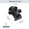 BRIGHT SHOWERS Shower Arm Diverter Valve for Hand held Showerhead