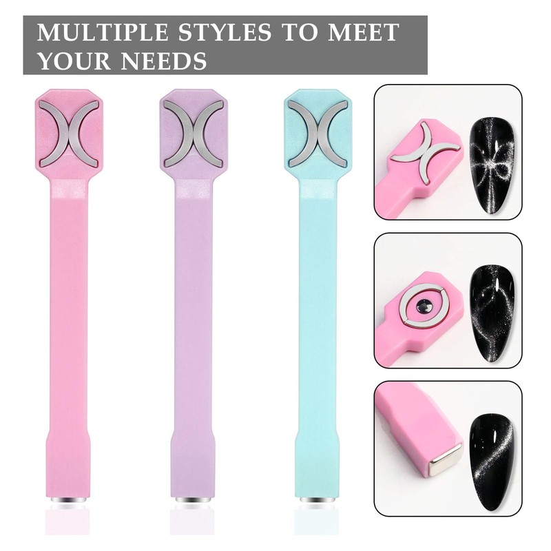 Cat Eye Magnet, Magnet Nagellack Stick Set, 3D Cateye Magnet
