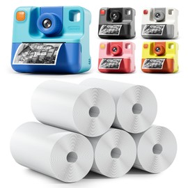 5 Rolls Kids Instant Camera Refill - HD Thermal Print Paper Set for Portable Cameras
