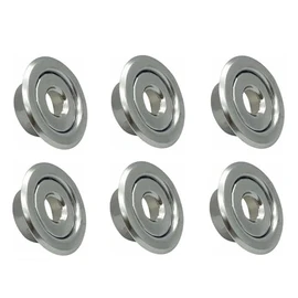 UCCKEYI Fire Sprinkler Head Escutcheon Plate Standard Cover Trim Ring Rosette Chrome (3/4" IPS -6Pcs)