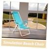 Angoily Mini Folding Portable Lounge Chair Lightweight Beach Chair for