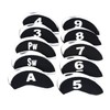 Sword &Shield sports 10pcs/Set Golf Iron Club Head Covers with
