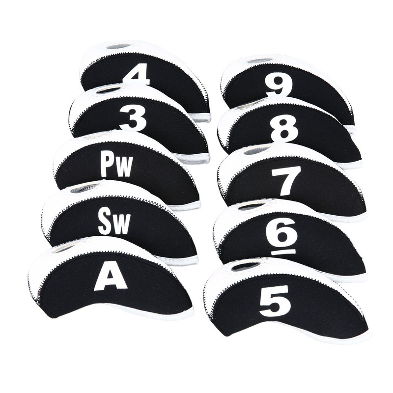 Sword &Shield sports 10pcs/Set Golf Iron Club Head Covers with