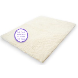 Essential Medical Supply Essential Medical Supply Sheepette Synthetic Lambskin Bed and Furniture Pad - 30" x 60" - Fleece Soft Sheepskin Style Comfort Pad for Home and Mobility Use