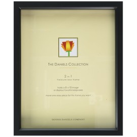Dennis Daniels Wood Treasure Box Picture Frame, 8 x 10 Inches, Ebony