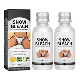 Snow Bleach Cream For Private Part, Hautaufhellungscreme Für Achselhöhlen, Bleichcreme Für Den Intimbereich, Creme Zur Aufhellung Dunkler Haut Für Hals Ellenbogen Innere Oberschenkel, 2 Stück