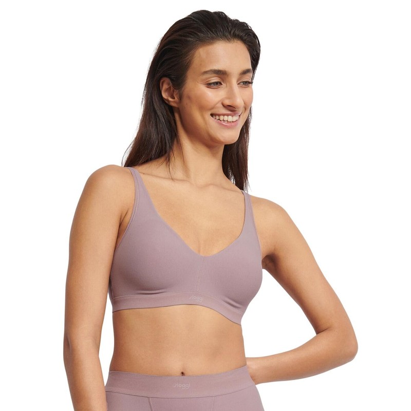 Sloggi Women's Ever Ease Soft Bra, Foggy Mauve