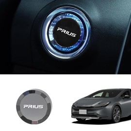 PRIUS 60 Series Engine Start Cover for Prius 60 Series Applications Engine Button Cover Prius Exclusive Logo 5th Generation Push Start Switch Genuine Replacement Switch Cover Starter Ring Interior
