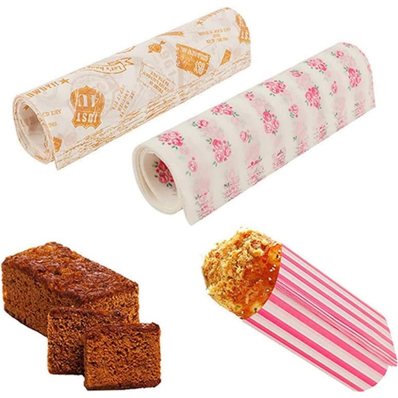 Wax Paper Food Picnic Paper - Greaseproof Disposable Paper for