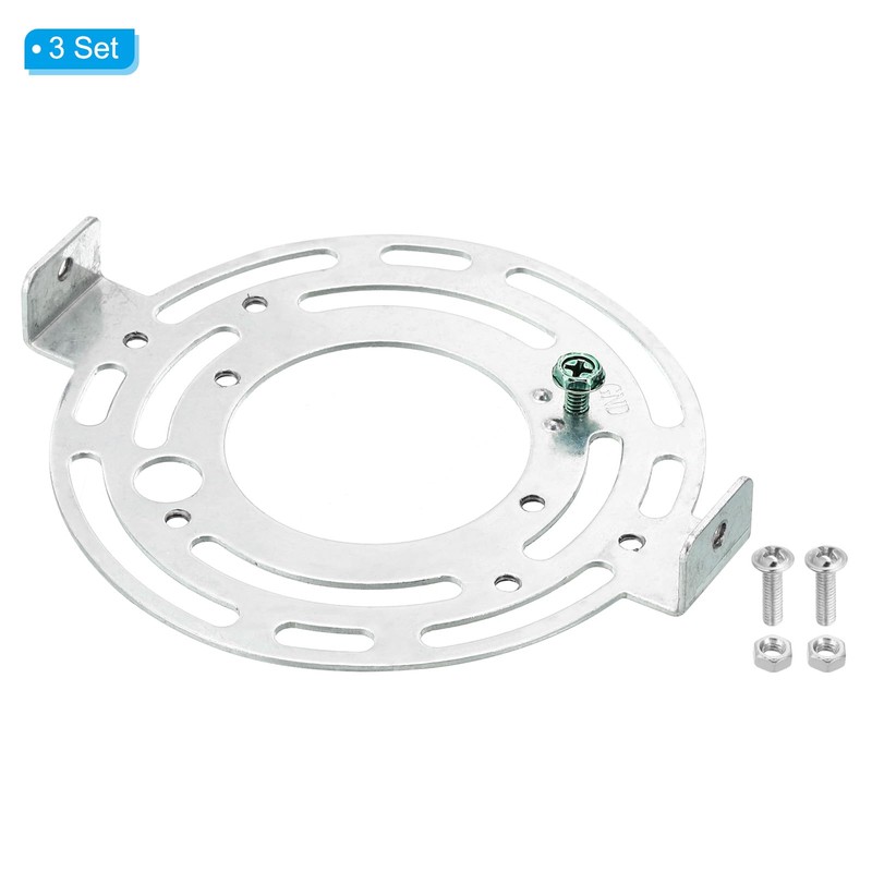 PATIKIL 120mm (4.72") Universal Light Fixture Mounting Bracket Kit, 3set
