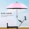 Pram Parasol with Clamp Umbrella with Adjustable Clip on UV