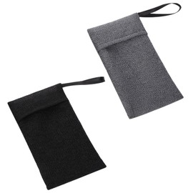 Qwrqwr 2PCS Soap Saver Bag for Shower Exfoliating Body Scrubber Bubble Pouch Travel Wash Pocket for Bar Soaps Net Spong