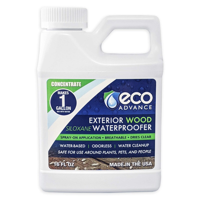 Eco Advance Wood Siloxane Waterproofer Concentrate - Makes 1 Gallon