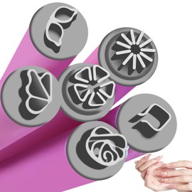 6Pcs Nail Art Stamp Pen, Nail Art Stamp Supplies Nail Printer Art Tools, Girls Ladies Nail Stamp Pen, Nail Art Stamp Pen Set Suitable for DIY Nail Art Design for Women Who Love Nail Art