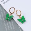 Atentuyi Boho Butterfly Earrings Gold Hoop Earring Acrylic Butterfly Dangle