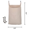 GORISEN Laundry Collector, Laundry Hamper, Door Hanging Laundry bag with