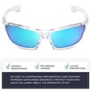Nitrogen Polarized Wrap Around Sport Sunglasses for Men Women UV400