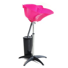 Gdrasuya10 Hair Washing Sink, Portable Shampoo Bowl Basin Height Adjustable Vertical Hair Wash Plate Purple Tool Vertical Shampoo Basin Plate 10L Removable Hair Washing Sink (Purple)