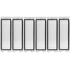Bibemorol HEPA-Filter nur passend f??r Roborock Qrevo Saugroboter, nicht f??r Roborock Andere Modelle Saugroboter Waschbarer Filter 6 St??ck