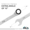 HB 13MM 100-Tooth Combination Ratchet Wrench, 3.6 degree swing arc,