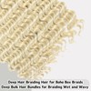 Deep Wave Bulk Hair For Braiding Hair 22inch 155g No