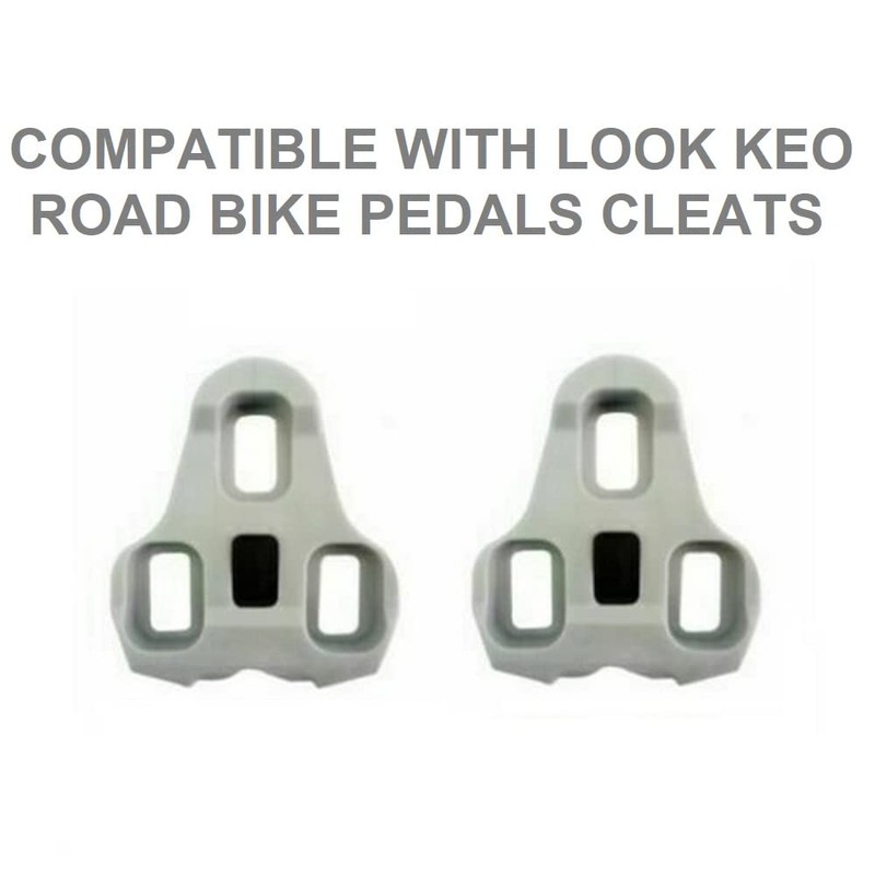 Bandidos Bike Cleats Compatible with Look Keo Pedals (4.5 Degree