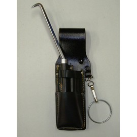 Kozuchi CE-22 Black Floor Leather Hacker Holder with Can