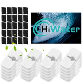 Pet Water Fountain Filters, Pack of 20 Premium Replacement Filters Compatible With PETLIBRO® Dockstream Cat Water Fountain, Dog Water Filter for 2.5L/84oz Pet Fountain (A-20)