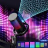 Micrófono de Condensador USB,Micrófono Streaming, RGB Microfono PC, Sensor de
