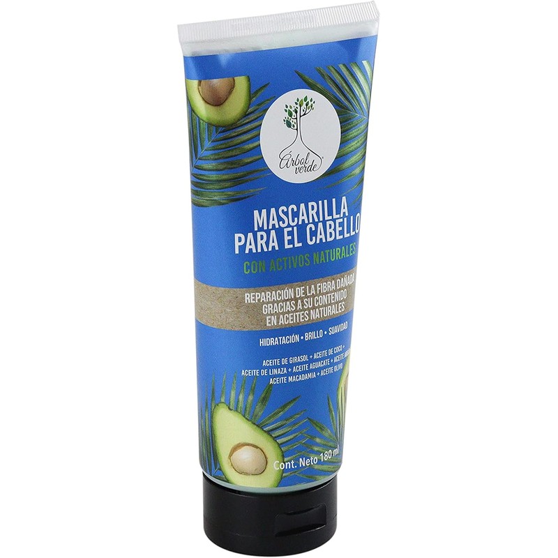Arbol Verde Mascarilla para el cabello Natural con Aceite de