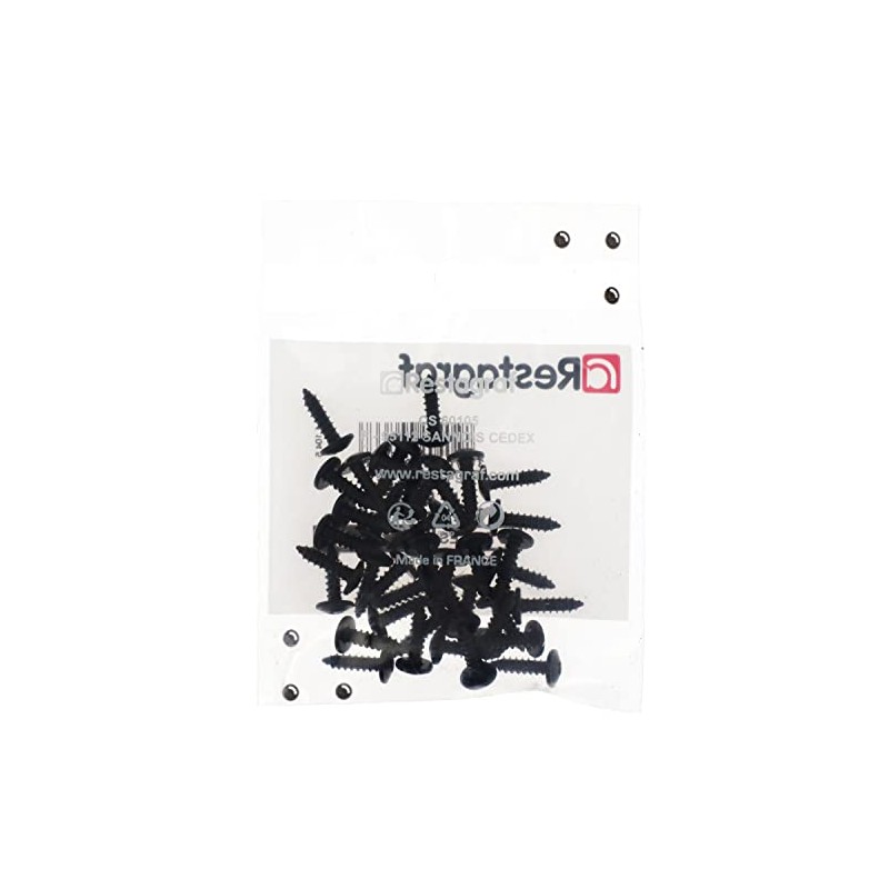 Restagraf 40 x Rlx Zn Black St 3.5 x 13mm