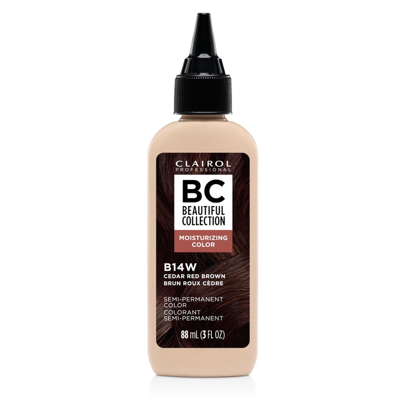 Clairol Beautiful Collection, 14w Cedar Red Brown, 3 oz.